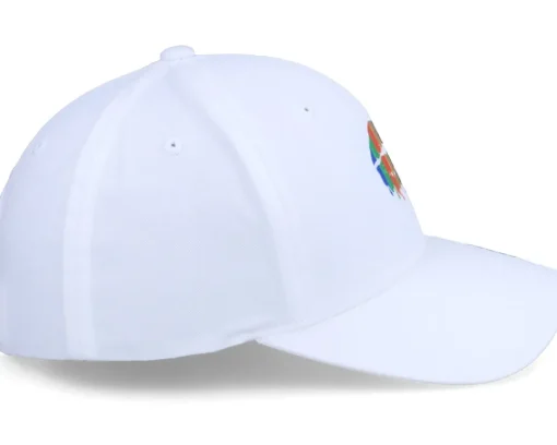 Adjustable-Iconic Rainbow Lips White Curved Adjustable -