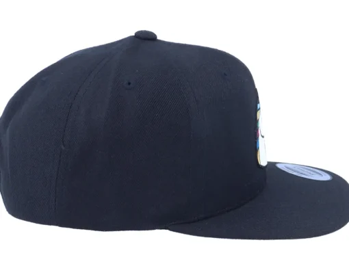 Snapback-Unicorns Rainbow Unicorn Black Snapback -