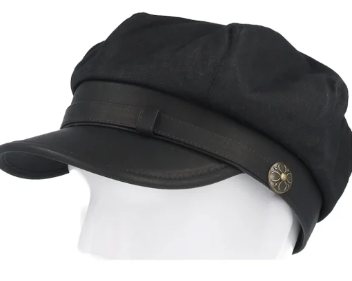 Sale Jaxon & James Rebel Motorcycle Cap Black Vega Cap -