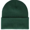 Organic Beanies | Blank Beanies-Beechfield Recycled Bottle Cuff - Green