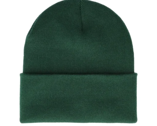 Organic Beanies | Blank Beanies-Beechfield Recycled Bottle Cuff - Green