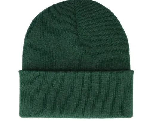 Organic Beanies | Blank Beanies-Beechfield Recycled Bottle Cuff - Green