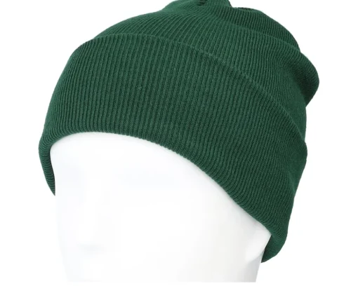 Organic Beanies | Blank Beanies-Beechfield Recycled Bottle Cuff - Green