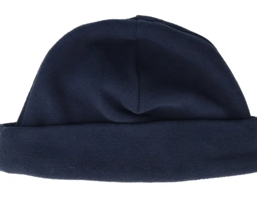 Organic Beanies-Beechfield Recycled Fleece French Navy Cuff - Blue