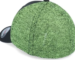 Flexfit | Blanks-Flexfit Recycled Mesh Melange Black/Neon Yellow Trucker -