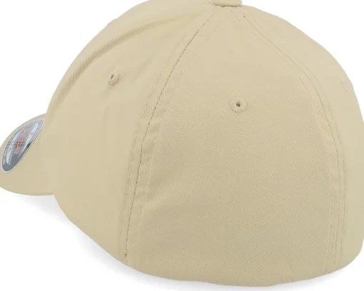 Blanks | Organic Caps-Flexfit Recycled Polyester Khaki - Beige
