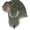 Trapper-MJM Hats Recycled Taslan Army/Hare Trapper -