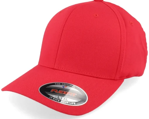 New Flexfit Wooly Combed - Red