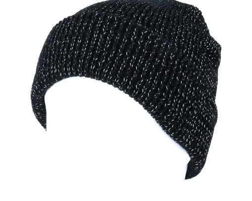 Hot Beechfield Reflective Cuff Blank Beanie - Black