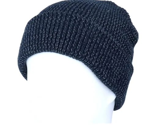 Online Beechfield Reflective French Navy Cuff Blank Beanie - Blue