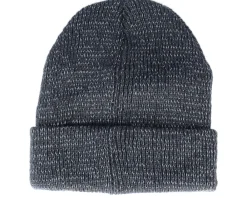 Clearance Beechfield Reflective Graphite Cuff Blank Beanie - Grey
