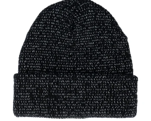Clearance Beechfield Reflective Graphite Cuff Blank Beanie - Grey