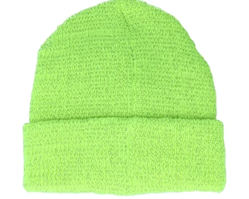 Clearance Beechfield Reflective Graphite Cuff Blank Beanie - Grey