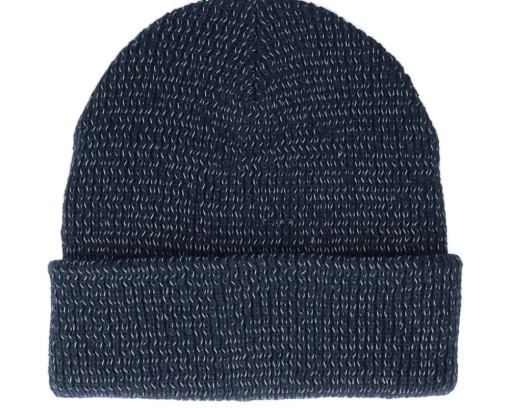 Clearance Beechfield Reflective Graphite Cuff Blank Beanie - Grey