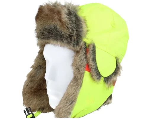 Trapper-MJM Hats Reflex Faux Fur Yellow Trapper -