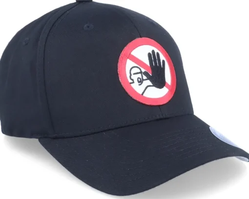 Discount Iconic Restricted Area Patch Black Flexfit -