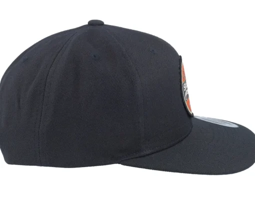 Snapback-Skillfish Retro Fishing Logo Black Snapback -
