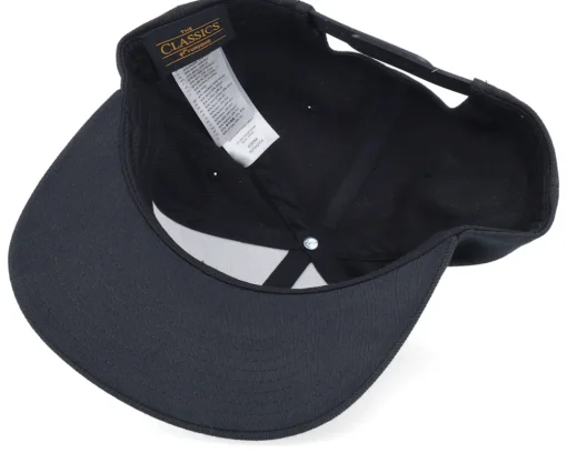 Snapback-Skillfish Retro Fishing Logo Black Snapback -