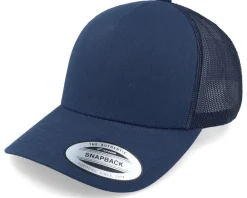 Clearance Yupoong Retro Navy A-Frame Trucker -