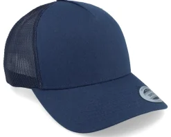 Clearance Yupoong Retro Navy A-Frame Trucker -