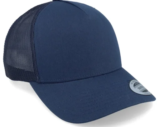 Clearance Yupoong Retro Navy A-Frame Trucker -