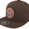 Sale Bearded Man Retro Sunset Patch Dark Brown Snapback -