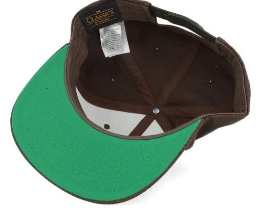 Sale Bearded Man Retro Sunset Patch Dark Brown Snapback -
