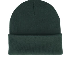 New Jack Wolfskin Rib Beanie Black Olive Cuff - Green