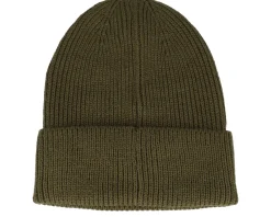 Cuff Beanies-Lyle & Scott Ribbed Beanie Olive Cuff - Green