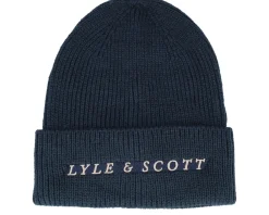 Cuff Beanies-Lyle & Scott Ribbed Beanie Olive Cuff - Green
