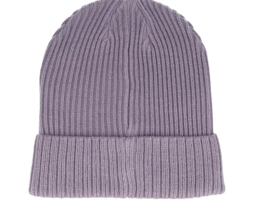 Clearance Puma Ribbed Classic Beanie Pale Plum Cuff - Purple