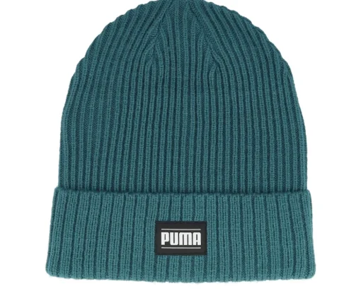 Clearance Puma Ribbed Classic Beanie Pale Plum Cuff - Purple