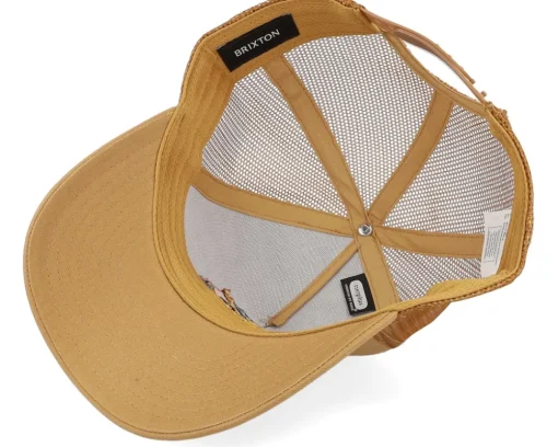 Trucker-Brixton Ridgewood C Hat Copper/Copper A-Frame Trucker -