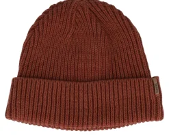 Short Beanies-Djinns Rip Knit #2 Rust Short Beanie -