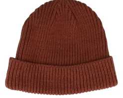 Short Beanies-Djinns Rip Knit #2 Rust Short Beanie -