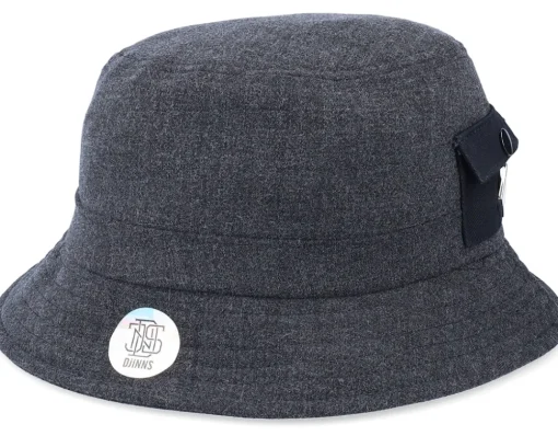 Buckets-Djinns R/L Knit Black Bucket -