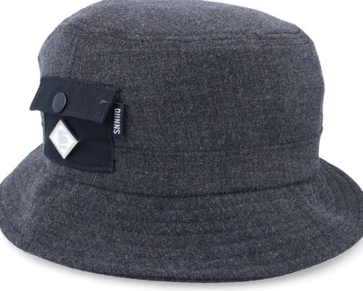 Buckets-Djinns R/L Knit Black Bucket -