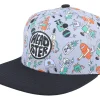 Kids-Headster Robotic Chaos Grey/Black Mix Snapback -