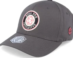 Outlet Critiql Hit Roll For Initiative Logo Dark Grey - Flexfit