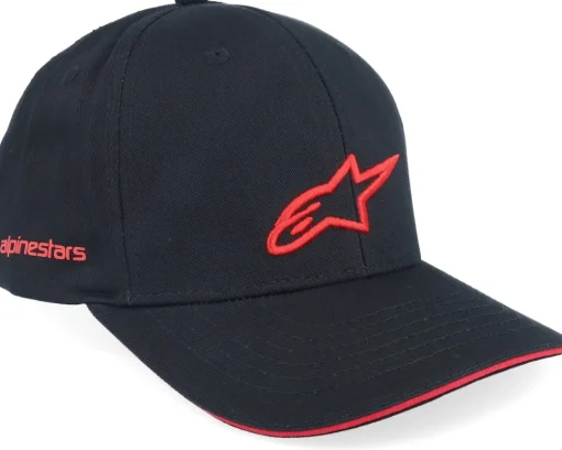 Fashion Alpinestars Rostrum Hat Black/Red Adjustable -