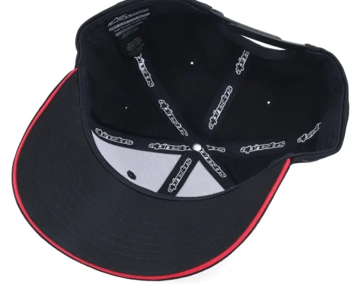 Fashion Alpinestars Rostrum Hat Black/Red Adjustable -