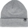 Cuff Beanies-Quiksilver Routine Beanie Medium Grey Heather Cuff -