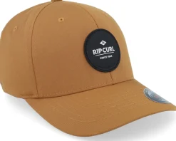 Discount Rip Curl Routine Cap Terracotta Flexfit - Beige