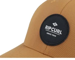 Discount Rip Curl Routine Cap Terracotta Flexfit - Beige