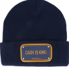 Cuff Beanies-John Hatter & Co Rubber Cash Is King Blue Cuff -