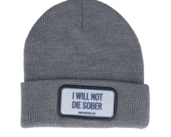 Hot John Hatter & Co Rubber Not Die Sober Grey Cuff -
