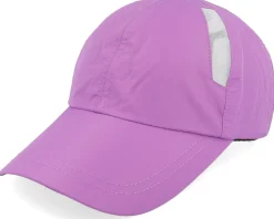 Adjustable-2XU Run Cap Thistle/White Dad Cap - Purple