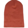 Hot Beechfield Rust Long Blank Beanie -