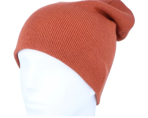 Hot Beechfield Rust Long Blank Beanie -
