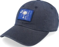 Dad Cap-American Needle S Carolina Ballpark Patch Navy Dad Cap -